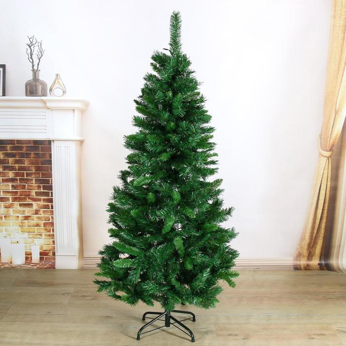 Ёлка фиброоптичесская  Ёлка фиброоптичесская "Эксклюзив" цветные огоньки, 140 см d нижнего яруса 70 см 380 веток