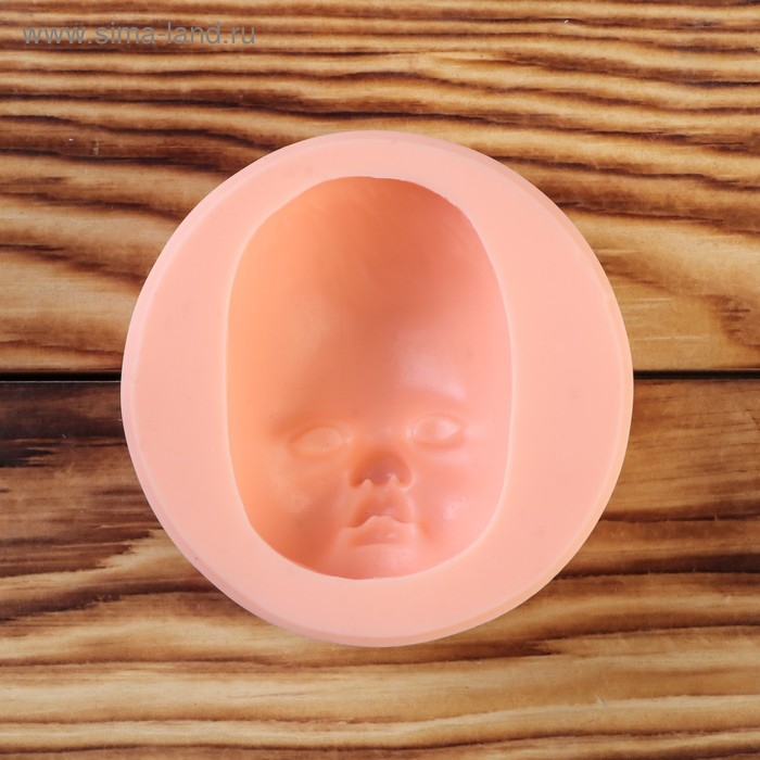 Молд силикон №966 Молд силикон №966 "Лицо малыша" 4,7 х 3,4 см, глубина 2 см МИКС