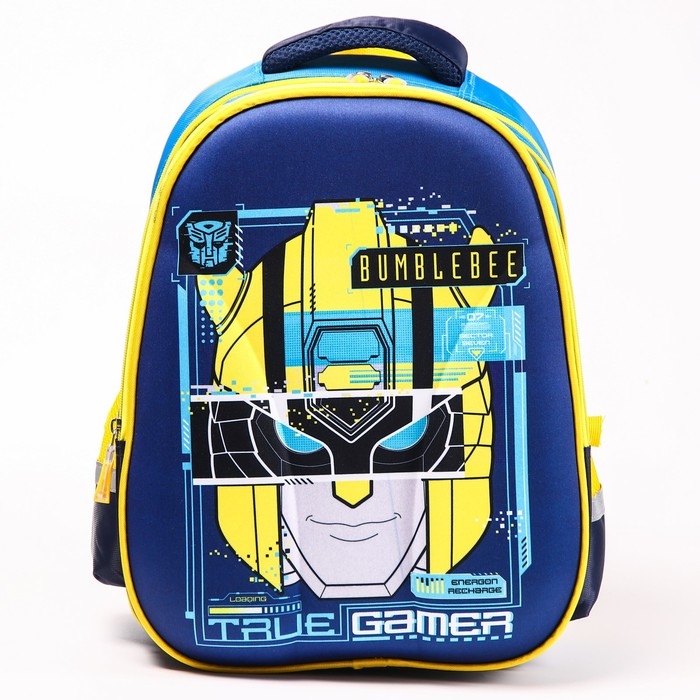 Рюкзак школьный, 39 см х 30 см х 14 см Рюкзак школьный, 39 см х 30 см х 14 см "Бамблби", Трансформеры