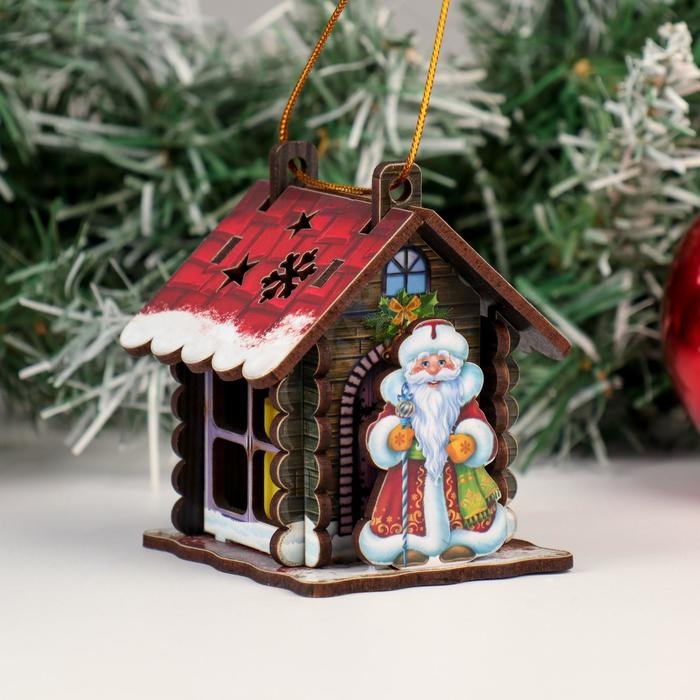 Новогодний домик-копилка Новогодний домик-копилка "Домик", 10х10х11 см, микс