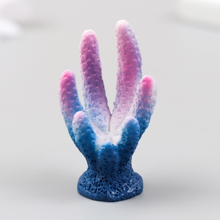 Фигурка для флорариума полистоун  Фигурка для флорариума полистоун "Коралл разноцветный" 3х5,3 см