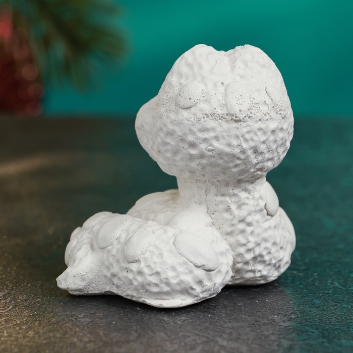 Новый год. Символ 2025. Фигура для раскраски  Новый год. Символ 2025. Фигура для раскраски "Змейка Малая", 4х4см