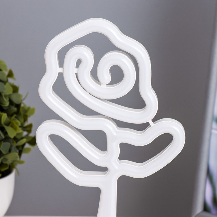 Ночник Ночник "Цветок" LED USB 13х5.4х24 см RISALUX