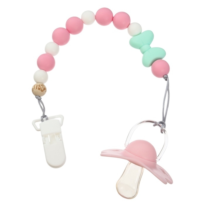 Держатель для соски - пустышки «Нежность», силиконовый