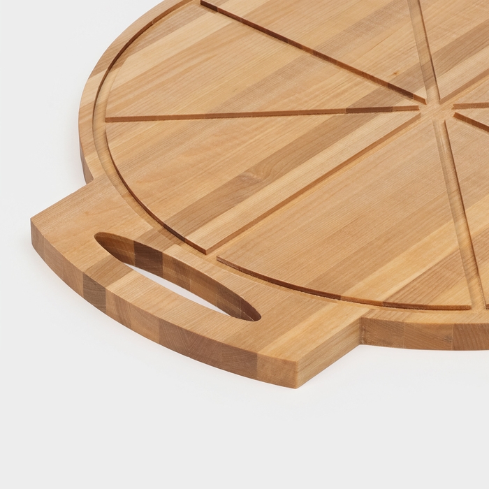 Доска для пиццы с ручками Adelica «Итальяно», 55×45×2 см, берёза, пропитано маслом Доска для пиццы с ручками Adelica «Итальяно», 55×45×2 см, берёза, пропитано маслом