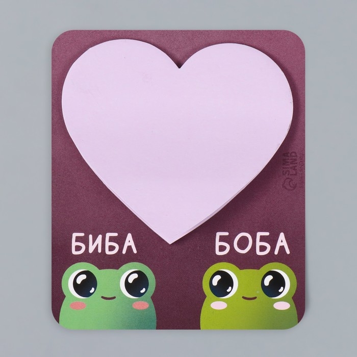 Магнит с блоком для записей Магнит с блоком для записей "Биба и Боба" 9х10,6 см