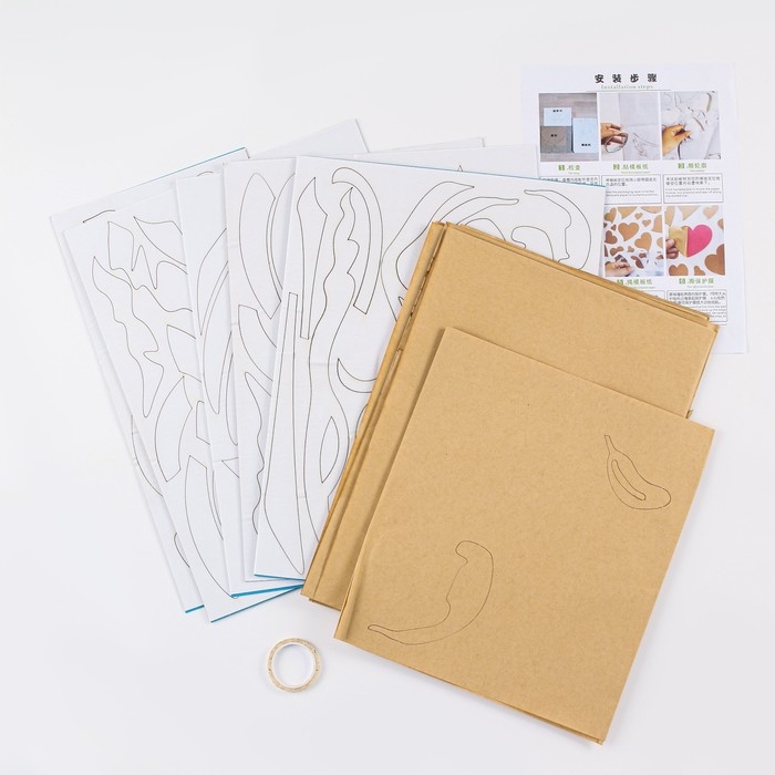 Наклейки интерьерные Наклейки интерьерные "Крылья", зеркальные, декор на стену, панно 200 х 100 см