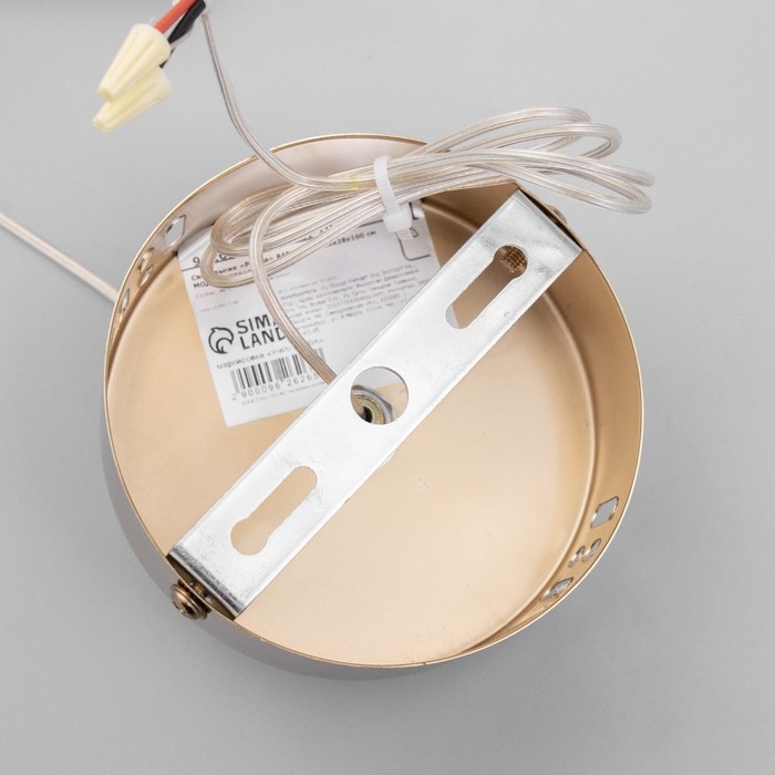 Светильник BayerLux Светильник BayerLux "Ронда" LED 84Вт 6000К золото 28х28х100 см