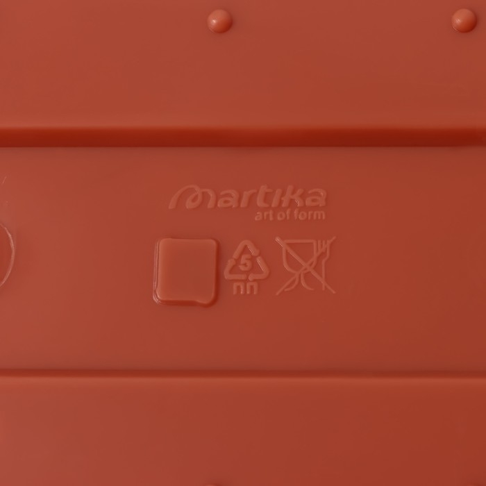 Ящик балконный для цветов с поддоном «Фелиция», 40 см, цвет терракотовый Ящик балконный для цветов с поддоном «Фелиция», 40 см, цвет терракотовый