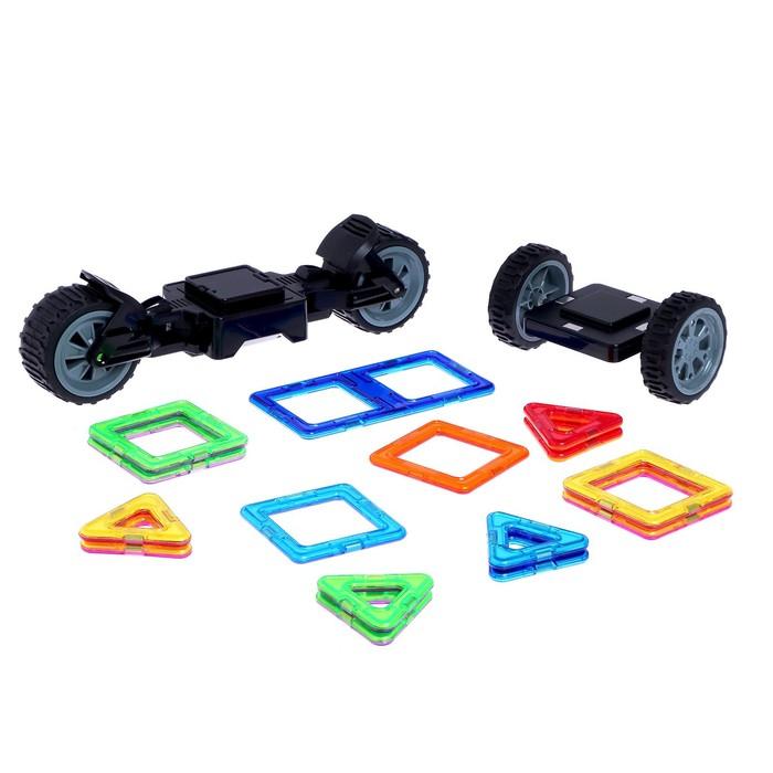 Конструктор магнитный «Цветные магниты», 17 деталей Конструктор магнитный «Цветные магниты», 17 деталей