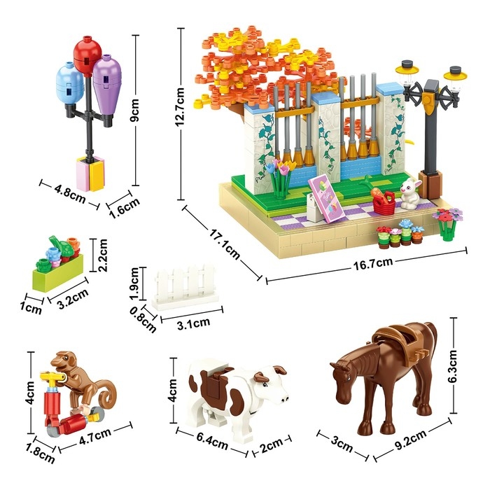 Конструктор Весна &laquo;Природный пейзаж&raquo;, 351 деталь