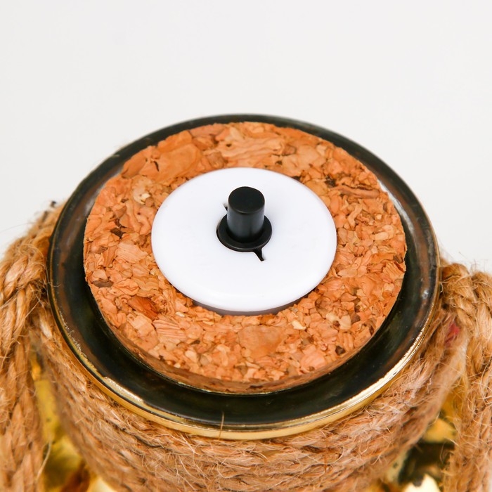 Ночник Ночник "Ласси" LED от батареек желтый 8х8х17 см RISALUX