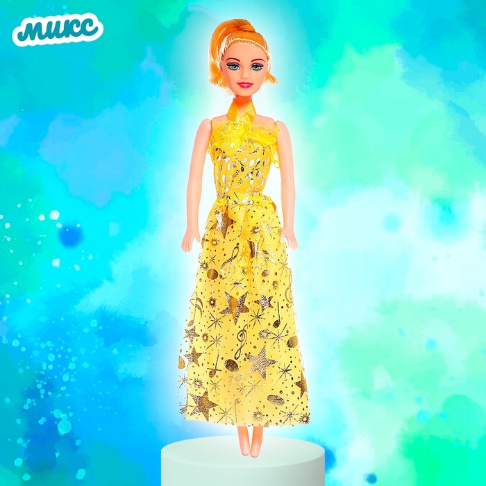 Кукла-модель «Оля» в платье, МИКС