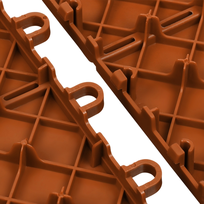 Модульное покрытие, 30 × 30 см, пластик, терракотовое, 1 шт. Модульное покрытие, 30 × 30 см, пластик, терракотовое, 1 шт.