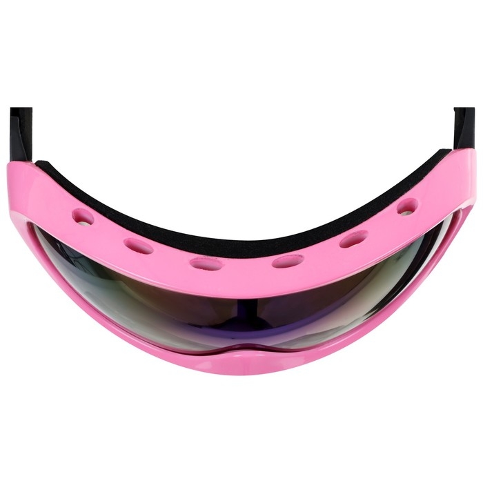 Маска горнолыжная ONLYTOP, цвет розовый Маска горнолыжная ONLYTOP, цвет розовый