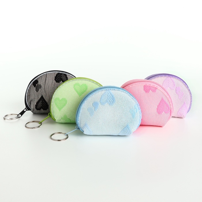 Кошелек жен 13-01-01 Сердце, 9*2,5*6,5 см, отд на молнии, МИКС Кошелек жен 13-01-01 Сердце, 9*2,5*6,5 см, отд на молнии, МИКС