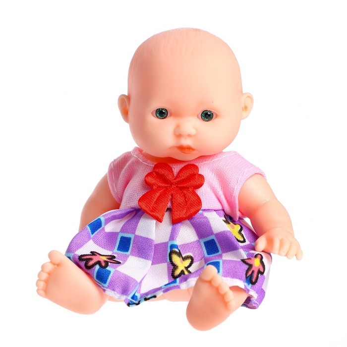 Пупс «Кариночка» в платье, цвета МИКС Пупс «Кариночка» в платье, цвета МИКС