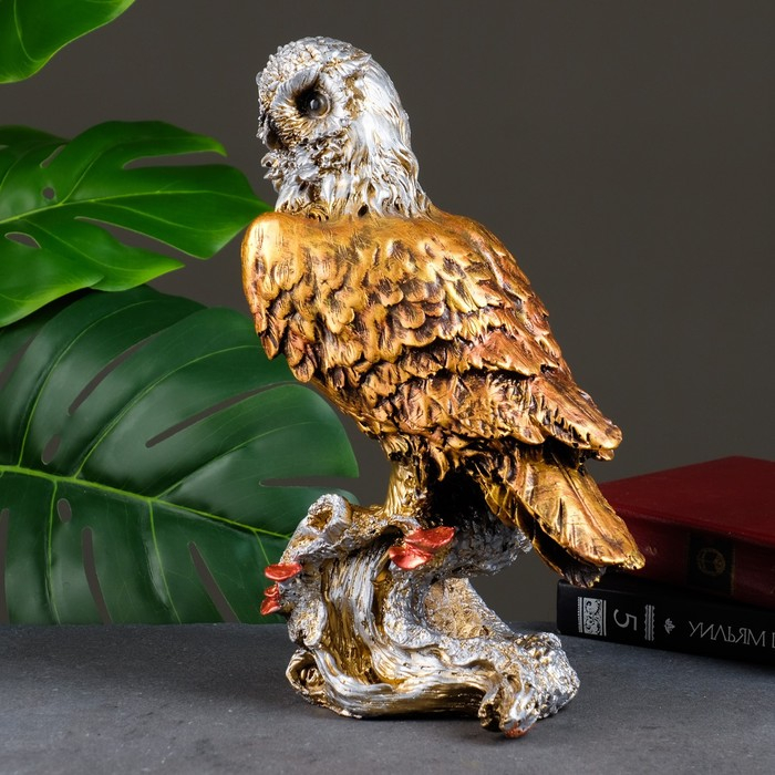 Фигура Фигура "Сова на коряге" бронза, 30см
