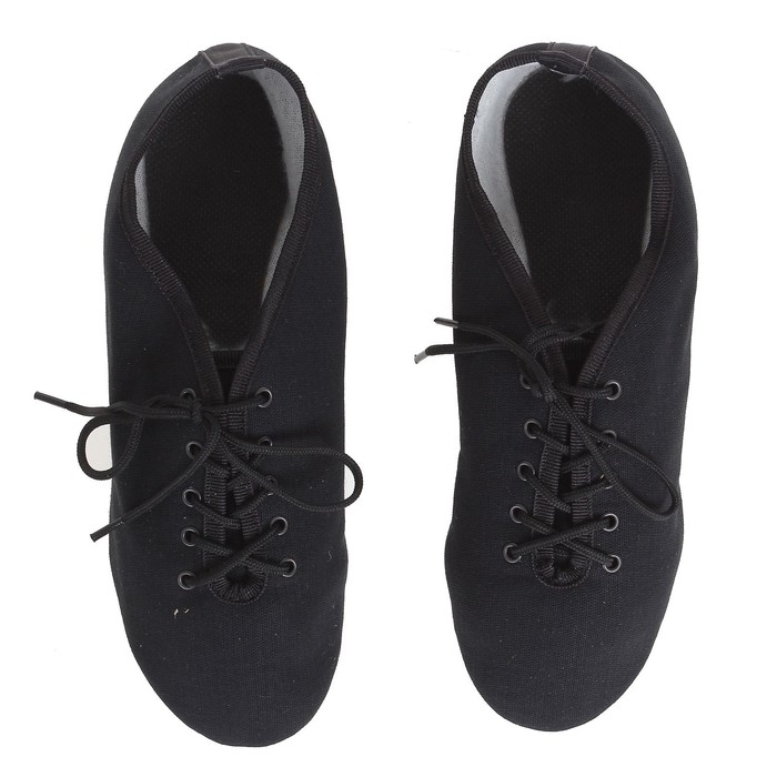 Джазовки тканевые, длина по стельке 25,5 см, цвет чёрный Джазовки тканевые, длина по стельке 25,5 см, цвет чёрный