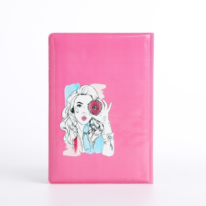 Обложка для паспорта, цвет розовый Обложка для паспорта, цвет розовый