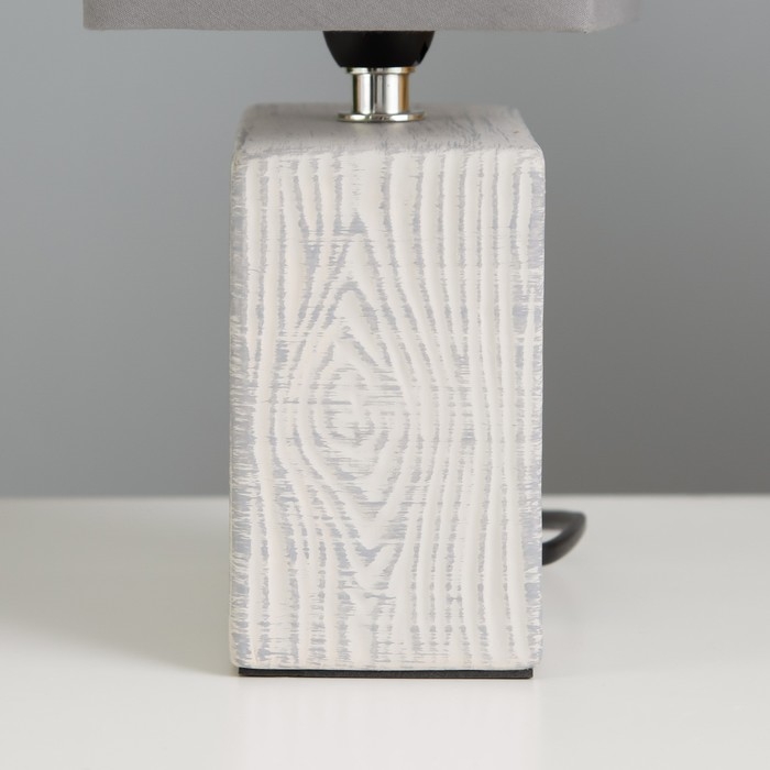 Настольная лампа Настольная лампа "Дивея" Е14 40Вт серый 10х17х29 см RISALUX