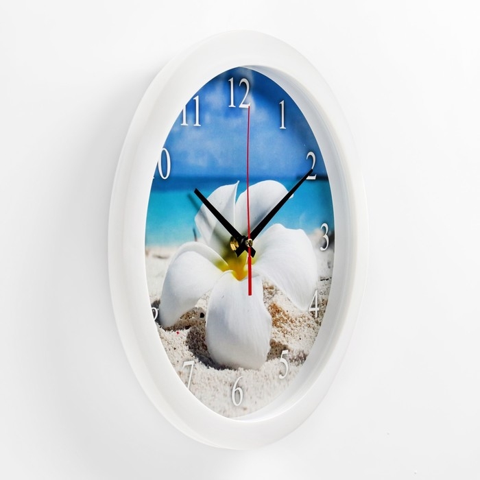 Часы настенные, d-28 см, интерьерные, Часы настенные, d-28 см, интерьерные, "Цветок", бесшумные