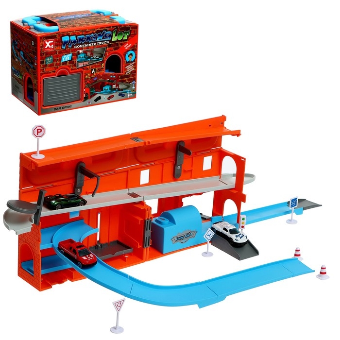 Парковка &laquo;Город&raquo;, в кейсе с металлическими машинками