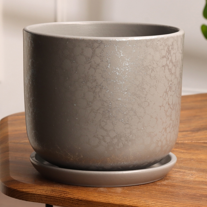 Горшок цветочный Питон серый 3 л Горшок цветочный Питон серый 3 л