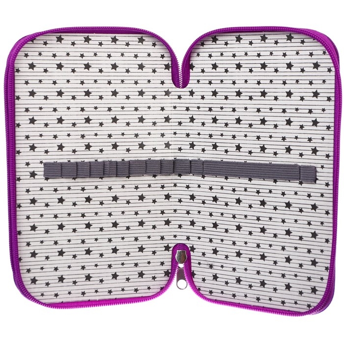 Пенал каркасный с эффектом металлик, 2 секции, 125х205х40 мм, ламинированный картон, Холодное сердце Пенал каркасный с эффектом металлик, 2 секции, 125х205х40 мм, ламинированный картон, Холодное сердце