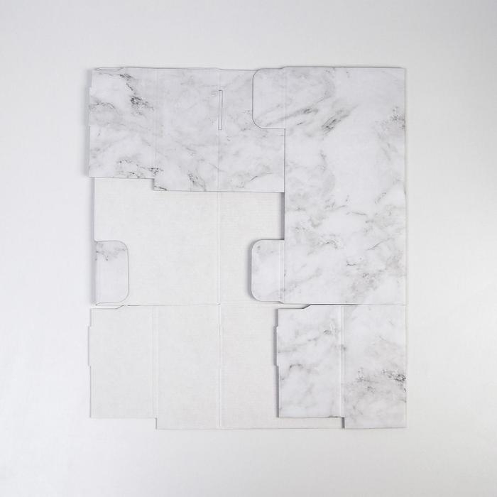 Коробка подарочная складная, упаковка, «Мрамор», 31 х 25.5 х 16 см Коробка подарочная складная, упаковка, «Мрамор», 31 х 25.5 х 16 см