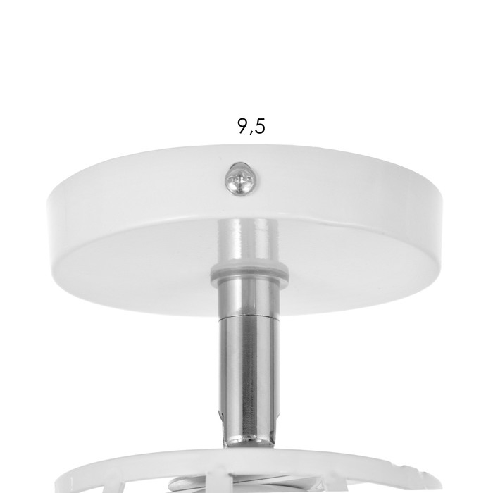 Спот Спот "Овал" Е27 40Вт белый 14х23 см