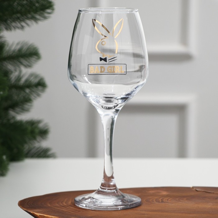 Бокал для вина «Bad girl» 350 мл., деколь Бокал для вина «Bad girl» 350 мл., деколь