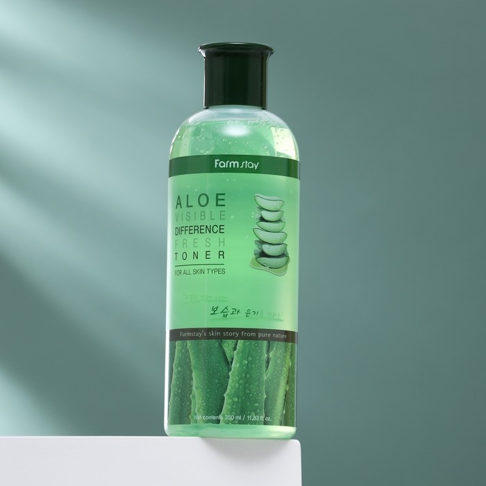 Тонер для лица FarmStay «Освежающий», с экстрактом алоэ, 350 мл Тонер для лица FarmStay «Освежающий», с экстрактом алоэ, 350 мл