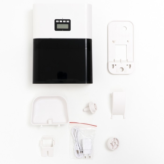 Умная автокормушка для животных, с креплением на клетку, с функцией записи голоса Умная автокормушка для животных, с креплением на клетку, с функцией записи голоса