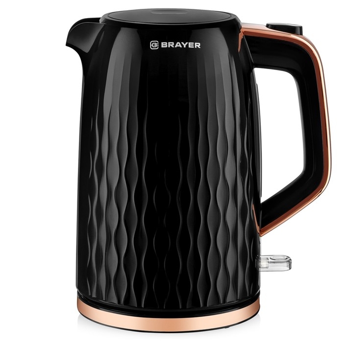 Чайник электрический BRAYER 1061BR, пластик, 1.7 л, 3000 Вт, чёрный Чайник электрический BRAYER 1061BR, пластик, 1.7 л, 3000 Вт, чёрный