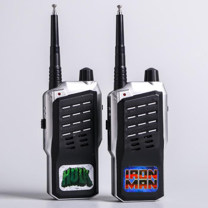 Набор раций «Рации супергероев», Мстители, работает от батареек Набор раций «Рации супергероев», Мстители, работает от батареек