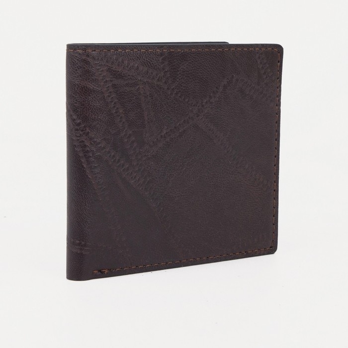 Портмоне мужское без застёжки, отдел для купюр, для карт, цвет коричневый Портмоне мужское без застёжки, отдел для купюр, для карт, цвет коричневый