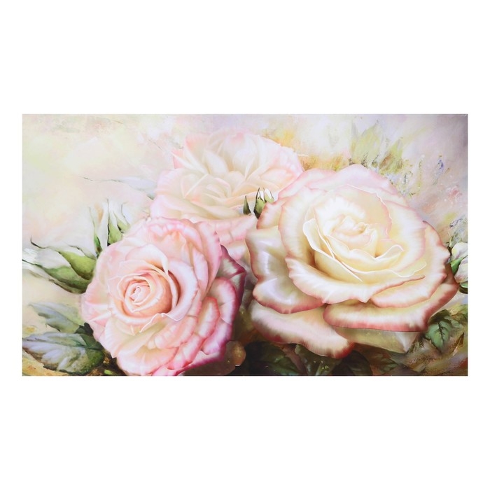 Картина- холст на подрамнике Картина- холст на подрамнике "Три розы" 60*100см