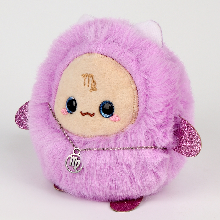 Мягкая игрушка — Зодиак «Создай своё украшение. Дева», с кулоном Мягкая игрушка — Зодиак «Создай своё украшение. Дева», с кулоном