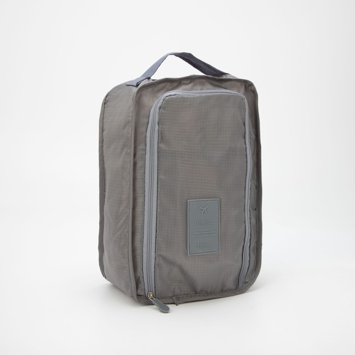 Косметичка дорожная на молнии, с ручкой, цвет серый Косметичка дорожная на молнии, с ручкой, цвет серый