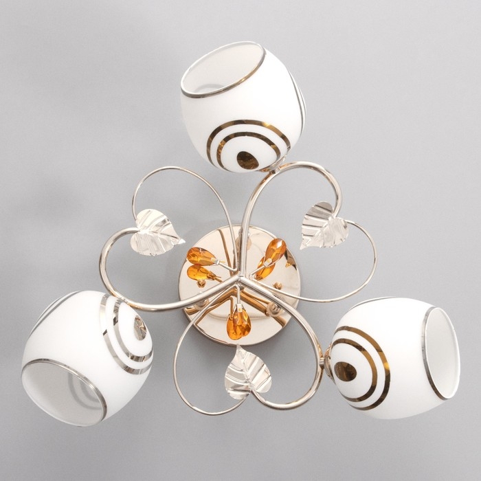 Люстра Люстра "Дорис" 3х40Вт Е27 Золото МОДЕЛЬ: 2679462