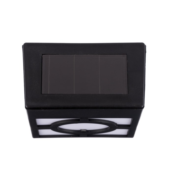 Садовый светильник на солнечной батарее, накладной, 8 × 12 × 5 см, 1 LED, свечение тёплое белое Садовый светильник на солнечной батарее, накладной, 8 × 12 × 5 см, 1 LED, свечение тёплое белое