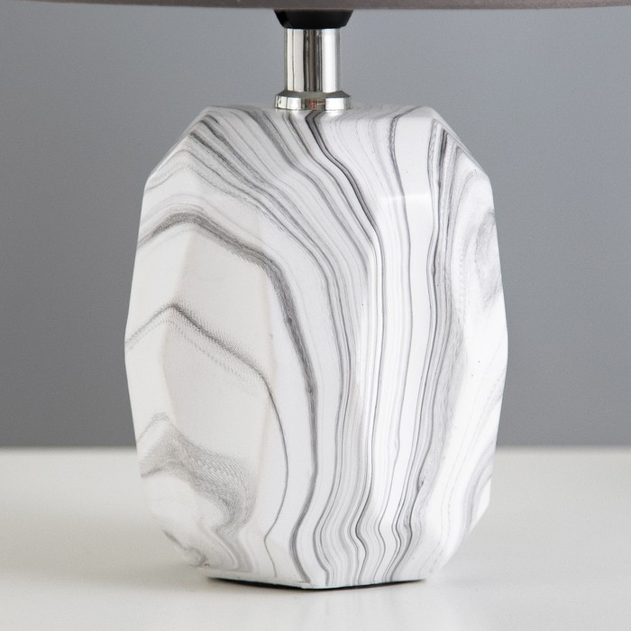 Лампа настольная 16407/1 E14 40Вт серый 20х20х32,5 см RISALUX Лампа настольная 16407/1 E14 40Вт серый 20х20х32,5 см RISALUX