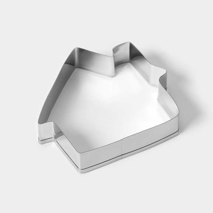 Набор форм для печенья Доляна «Дом», 3 шт, 7×6,5×1,5 см, цвет серебристый Набор форм для печенья Доляна «Дом», 3 шт, 7×6,5×1,5 см, цвет серебристый