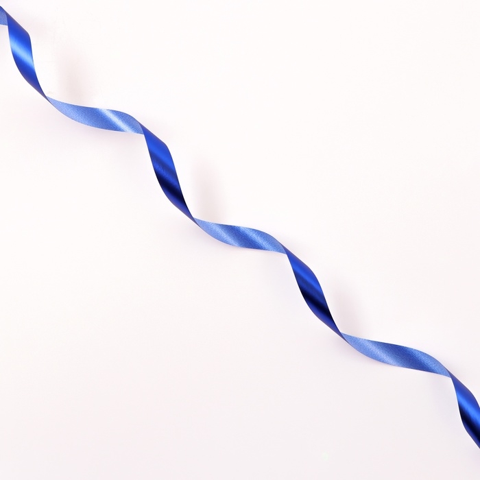 Лента для декора и подарков Лента для декора и подарков "Металлик", 1,2см х 45м, синяя