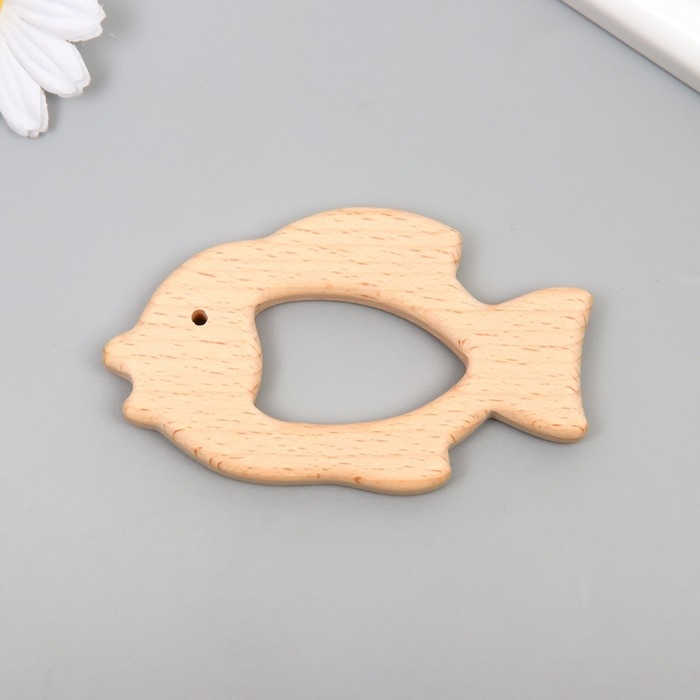 Декор для творчества дерево Декор для творчества дерево "Рыба" 8,6х5,1 см