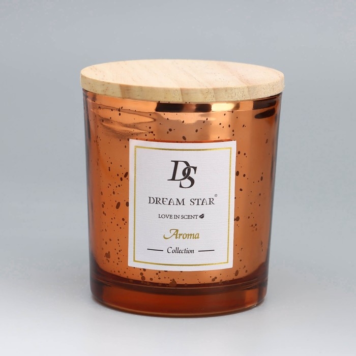 Свеча ароматическая в стакане  Свеча ароматическая в стакане "Dream Star", белый чай и имбирная лилия, 7,5х8,5 см