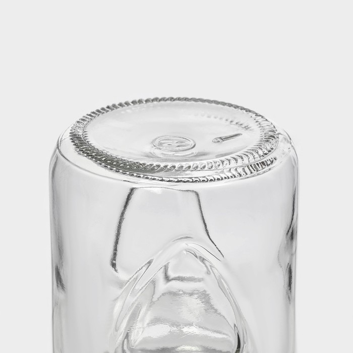 Банка стеклянная для хранения сыпучих продуктов Доляна &laquo;Парфе&raquo;, 150 мл, 6&times;7,5 см, с пробковой крышкой