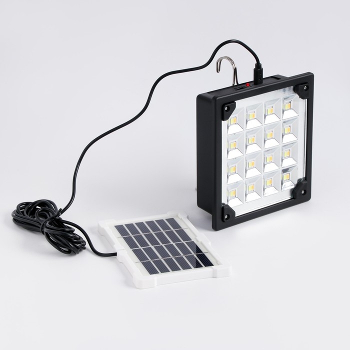 Фонарь кемпинговый аккумуляторный, 20 Вт, 1200 мАч, 32 SMD, 3 режима, солнечная батарея Фонарь кемпинговый аккумуляторный, 20 Вт, 1200 мАч, 32 SMD, 3 режима, солнечная батарея