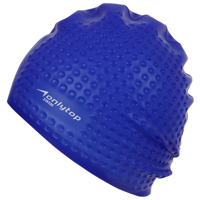 Шапочка для плавания взрослая ONLYTOP Swim, для длинных волос, силиконовая, обхват 54-60 см, цвета МИКС Шапочка для плавания взрослая ONLYTOP Swim, для длинных волос, силиконовая, обхват 54-60 см, цвета МИКС